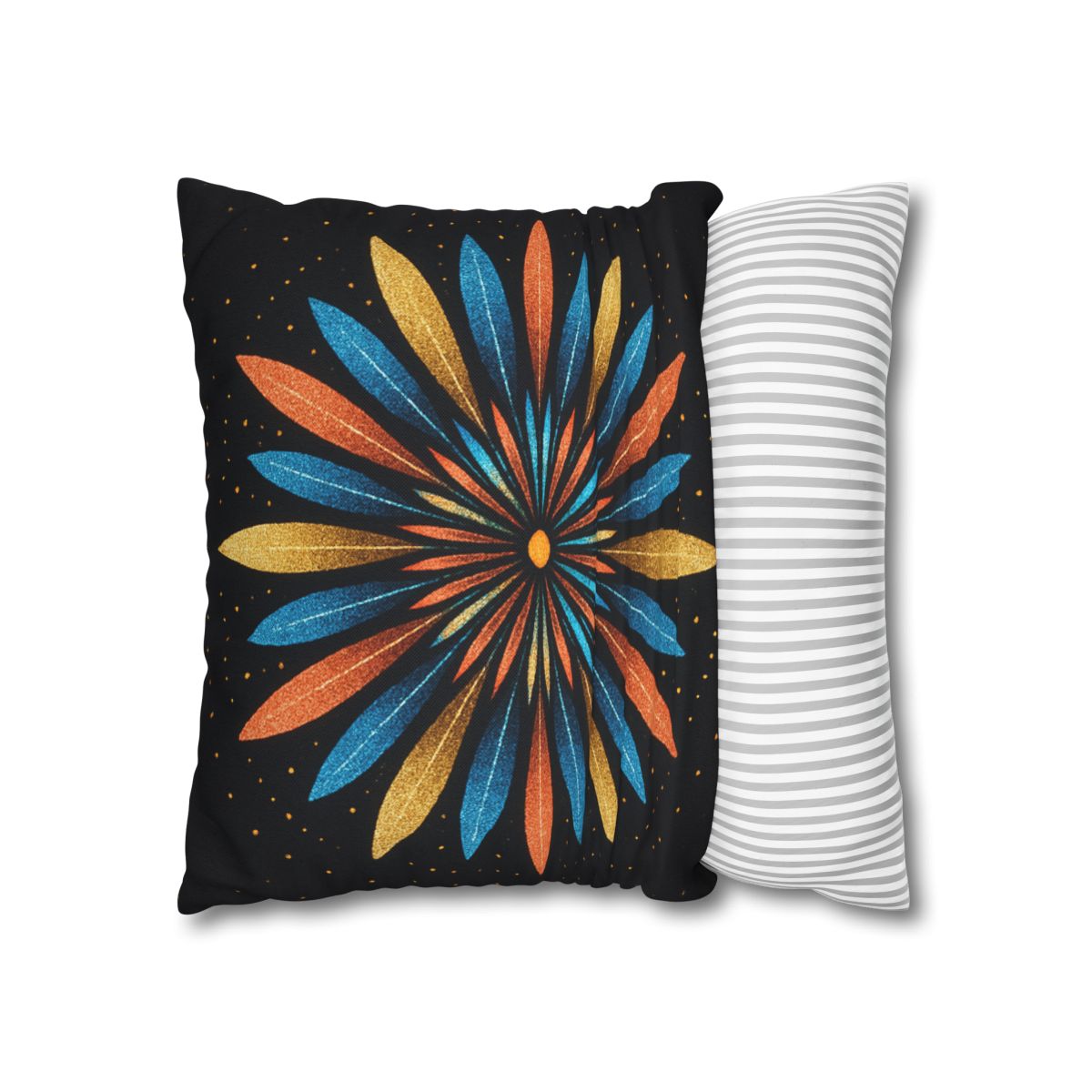 Starburst Mandala Bloom stylish decorative pillowcases