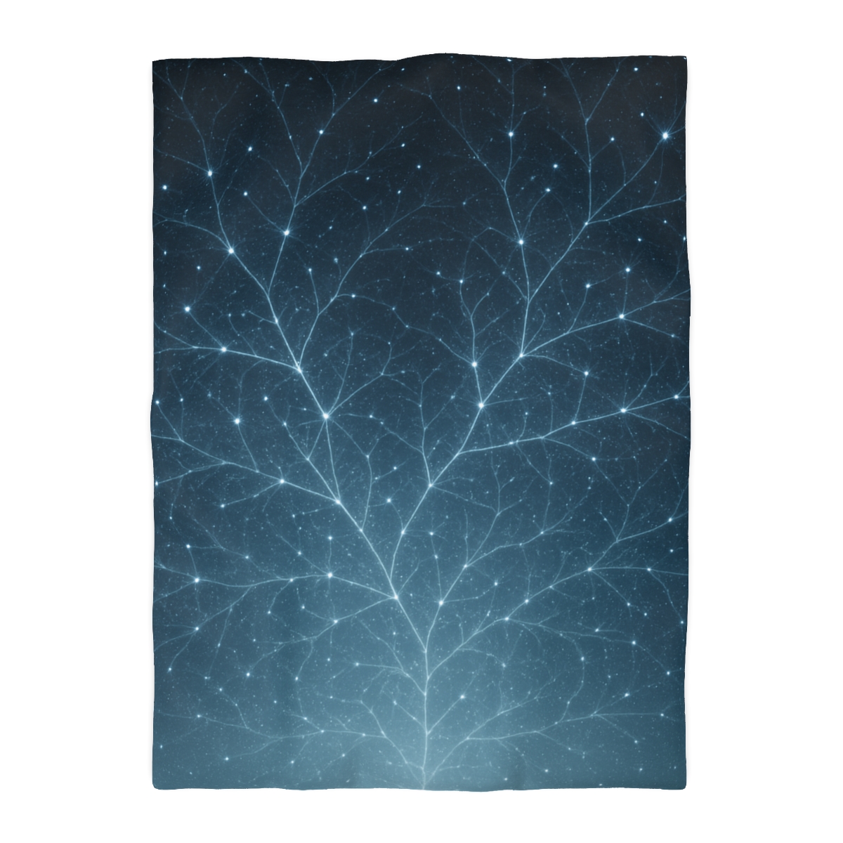 Starlit Fractal Canopy duvets for gifts