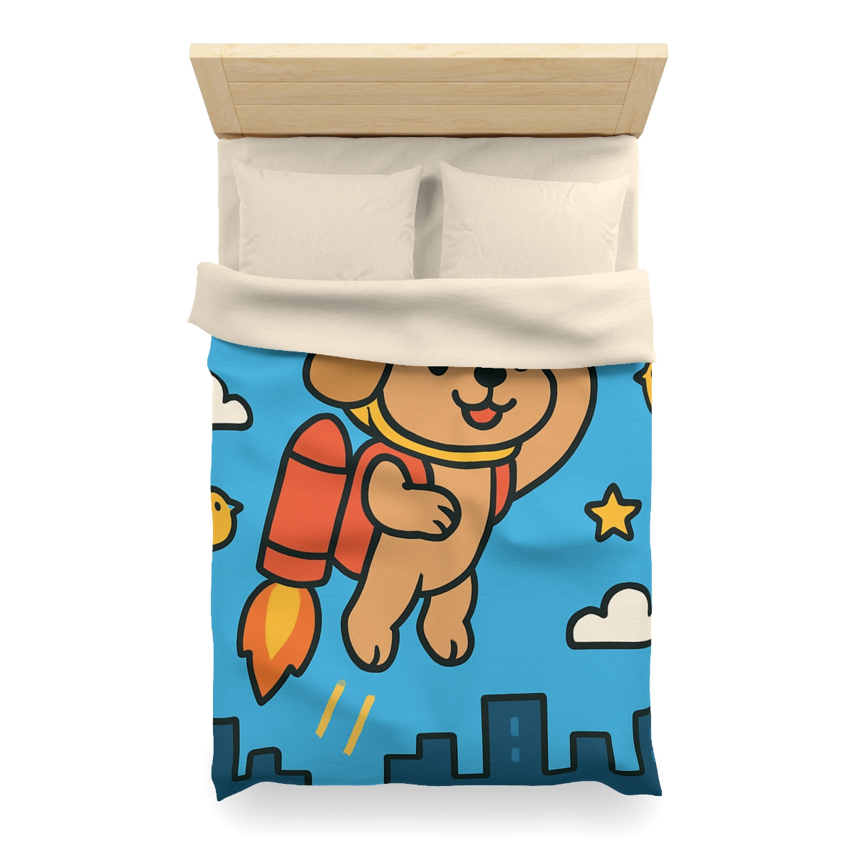 Rocket Puppy Patrol stylish duvet covers