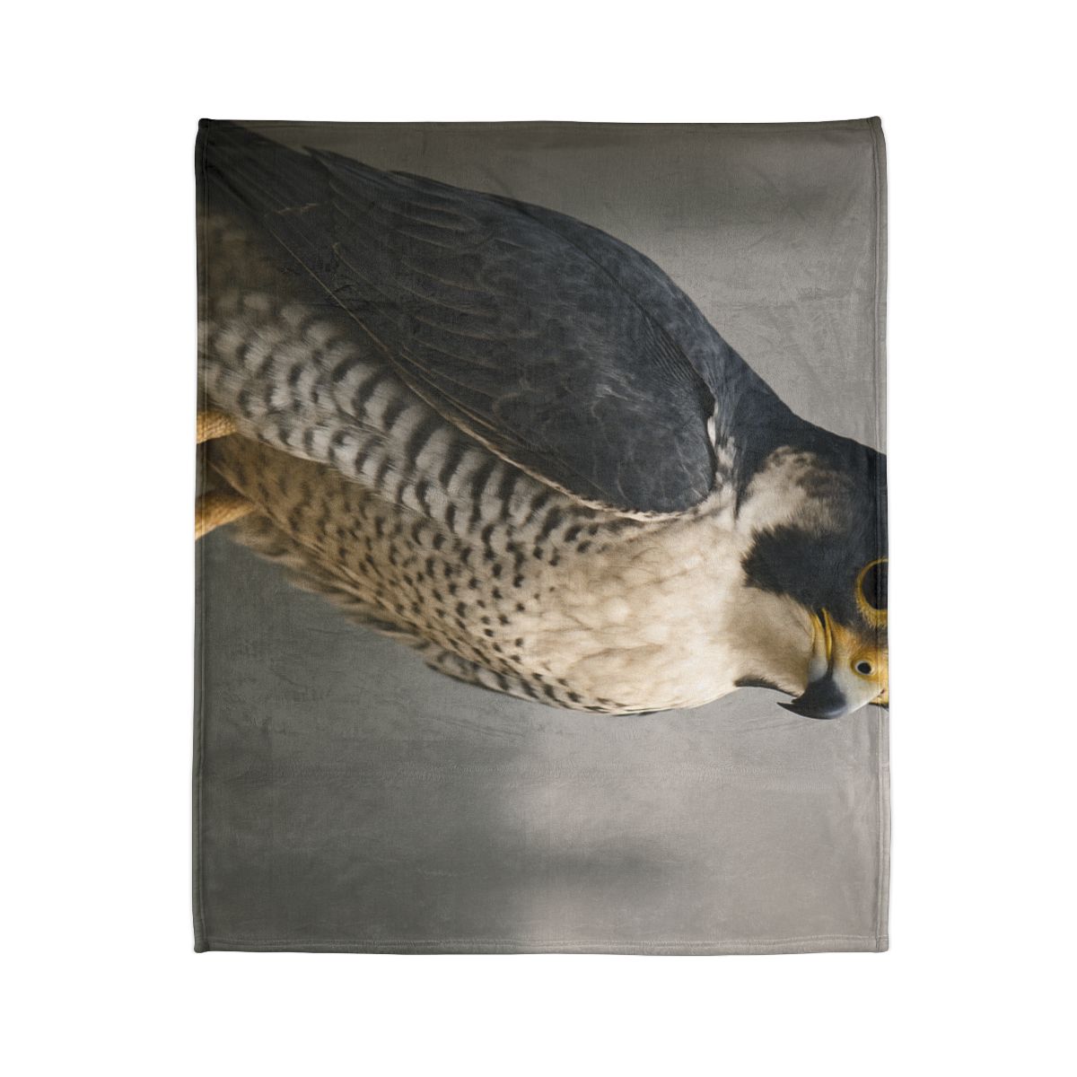 Starlit Vigil Peregrine Falcon trendy patterned blankets