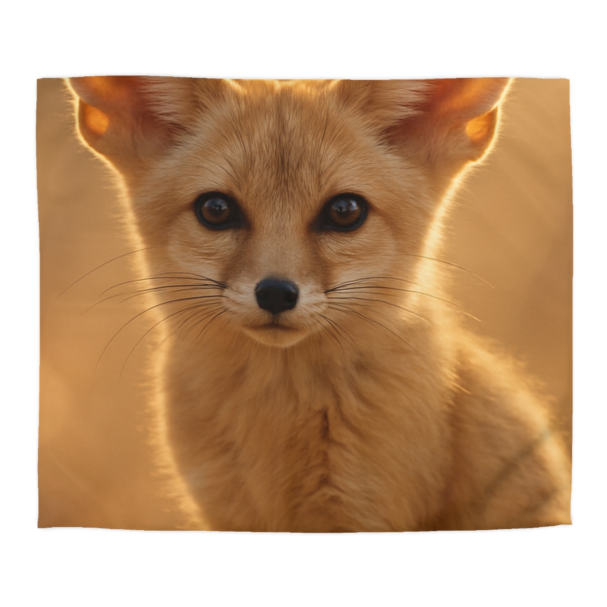 Ember Dusk Fennec Fox designer printed duvets