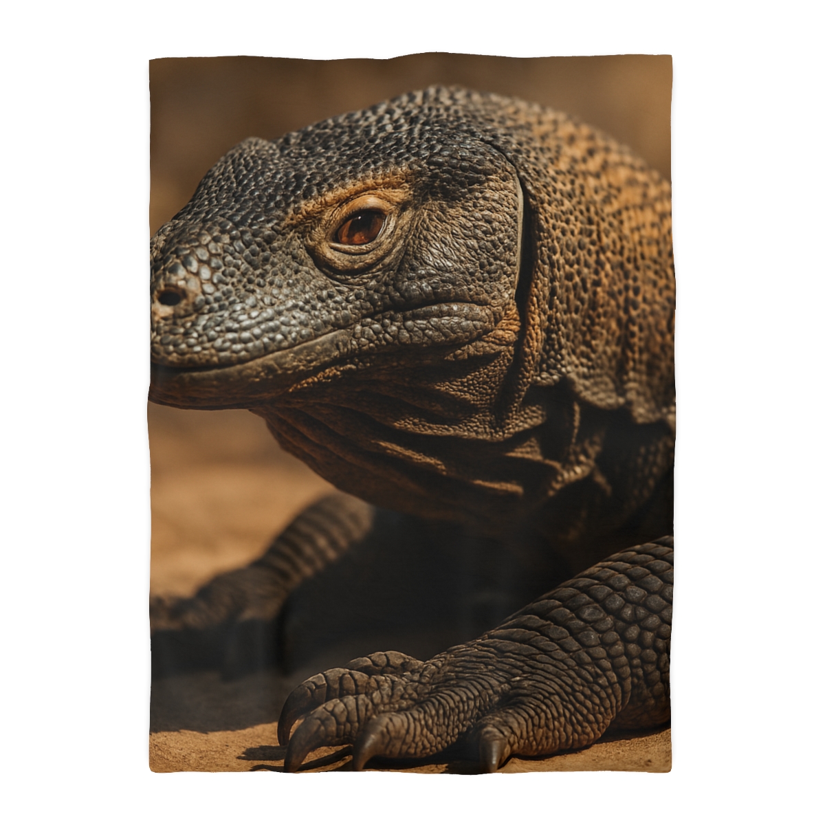 Ancient Scale Komodo Dragon stylish duvet covers