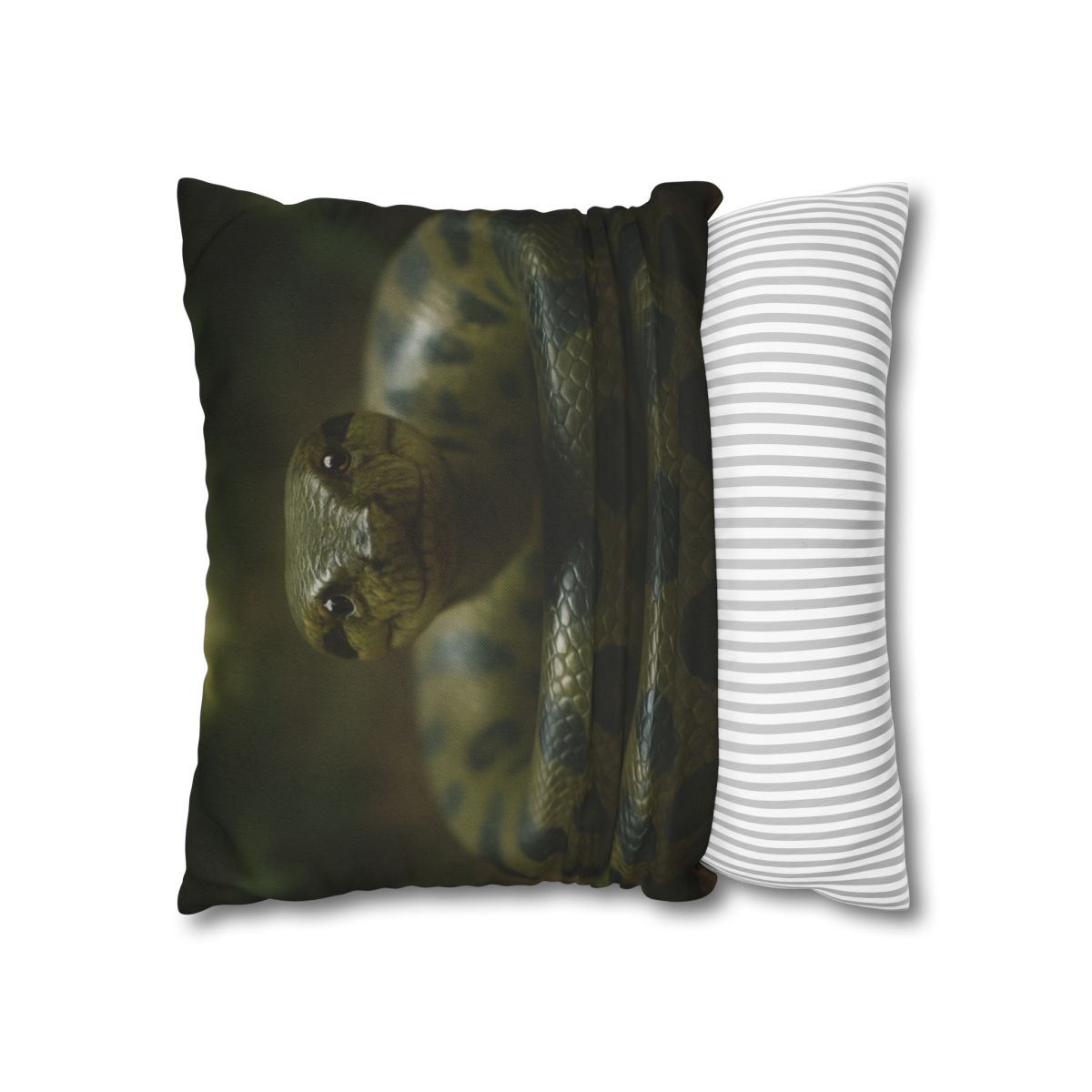 Starlit Coil Green Anaconda stylish decorative pillowcases