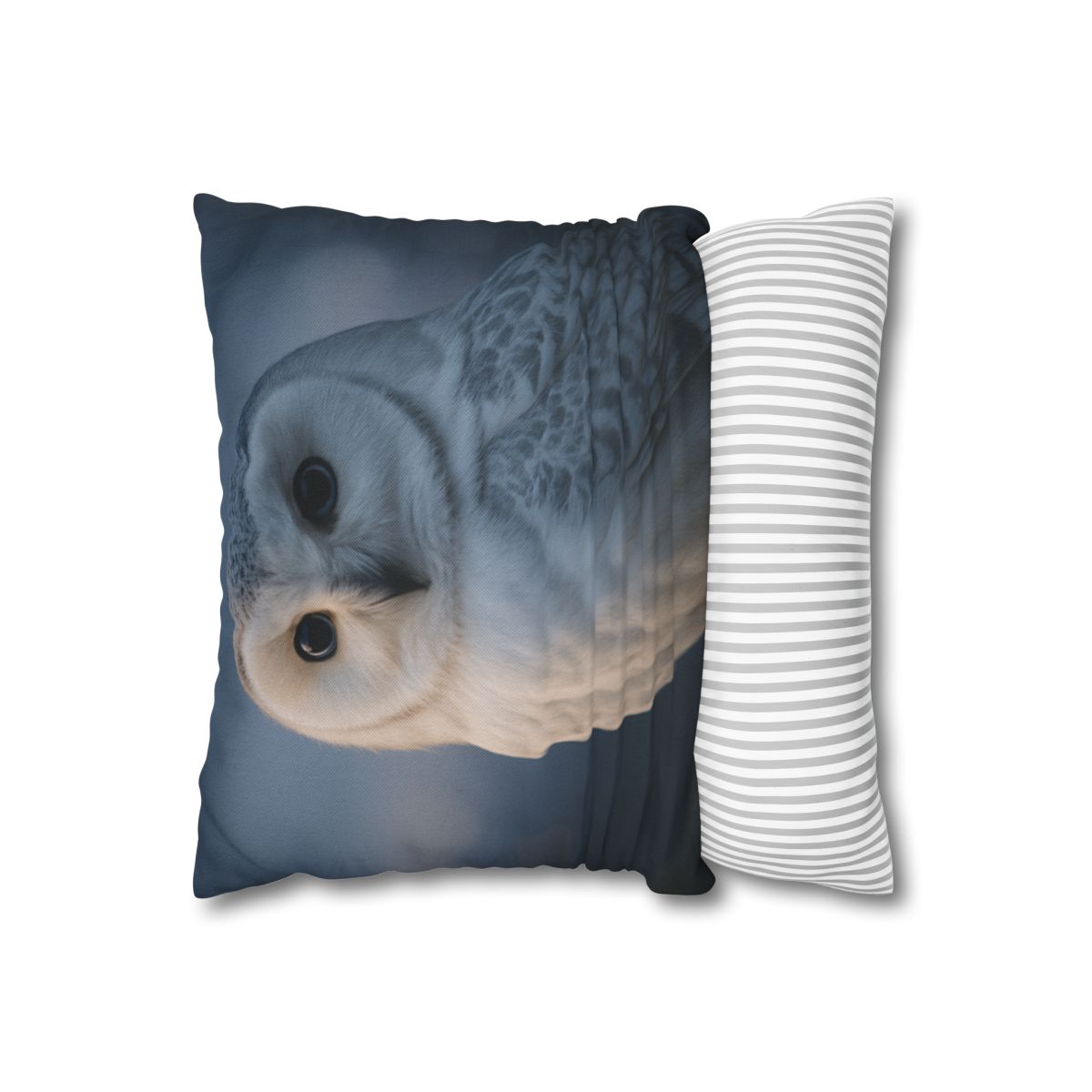 Twilight Watcher Snowy Owl personalized pillow covers
