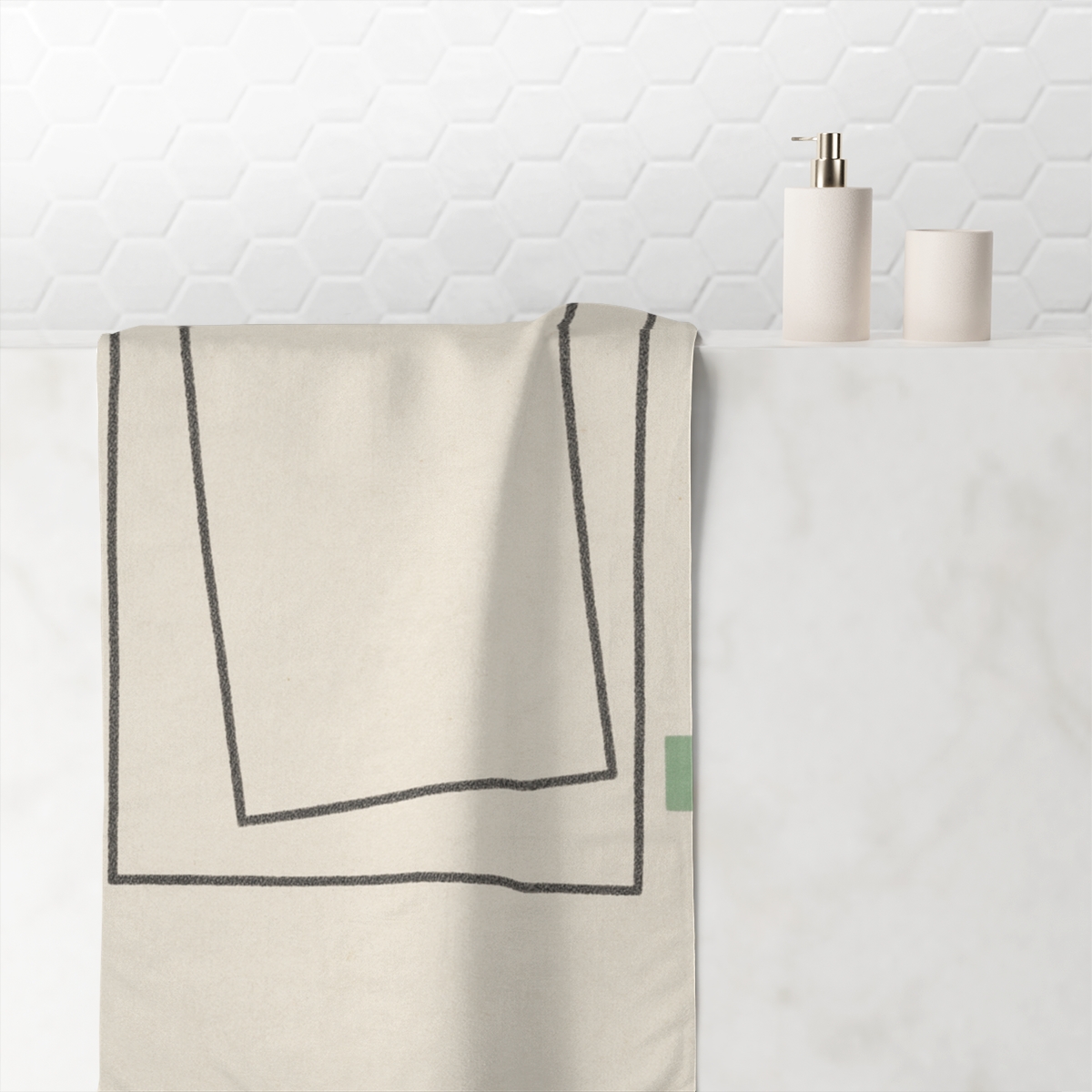 Twin Frames With Offset Opening decorative home towelscustom towels