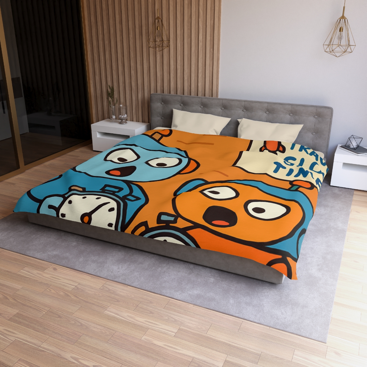 Time Dilation Treehouse Twins stylish duvet covers