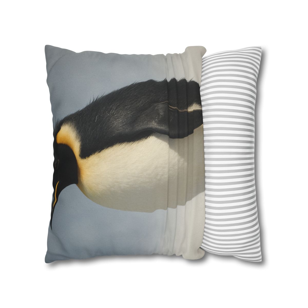 Glacier Gleam Emperor Penguin designer print pillow cases