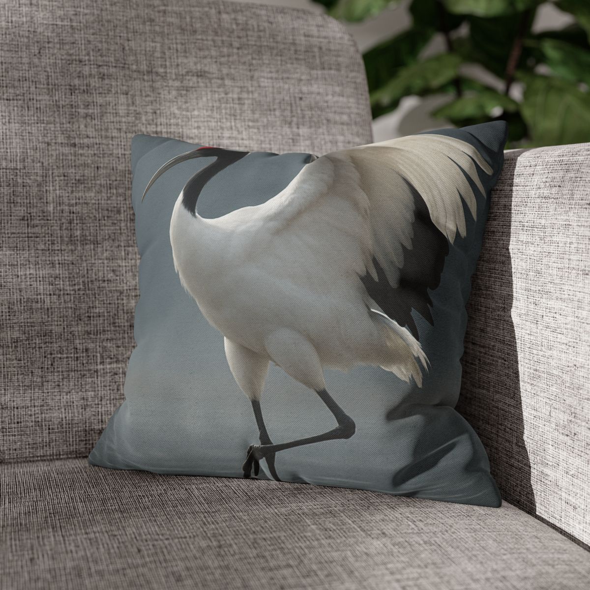 Mist Dancer Red Crowned Crane unique gift pillow cases