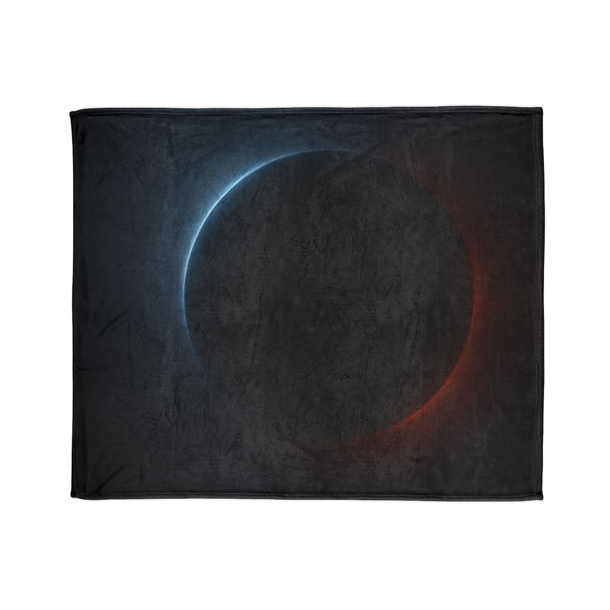 Event Horizon Silhouette soft fleece blankets