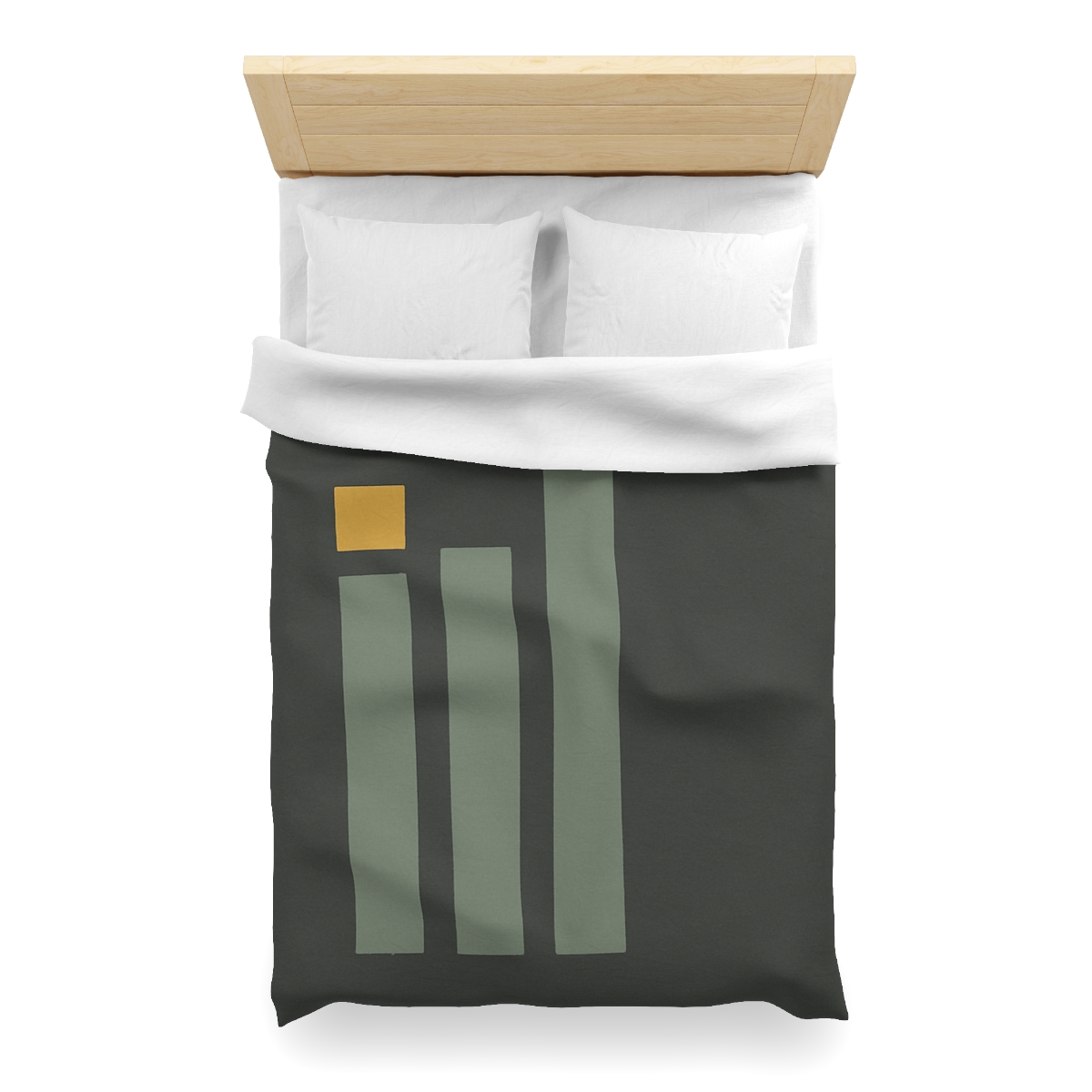 Offset Trio Of Vertical Bars soft comforter duvets