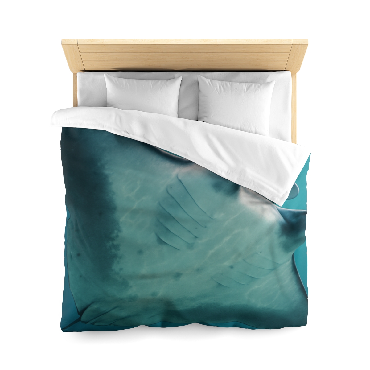 Silent Glide Manta Ray unique patterned duvets