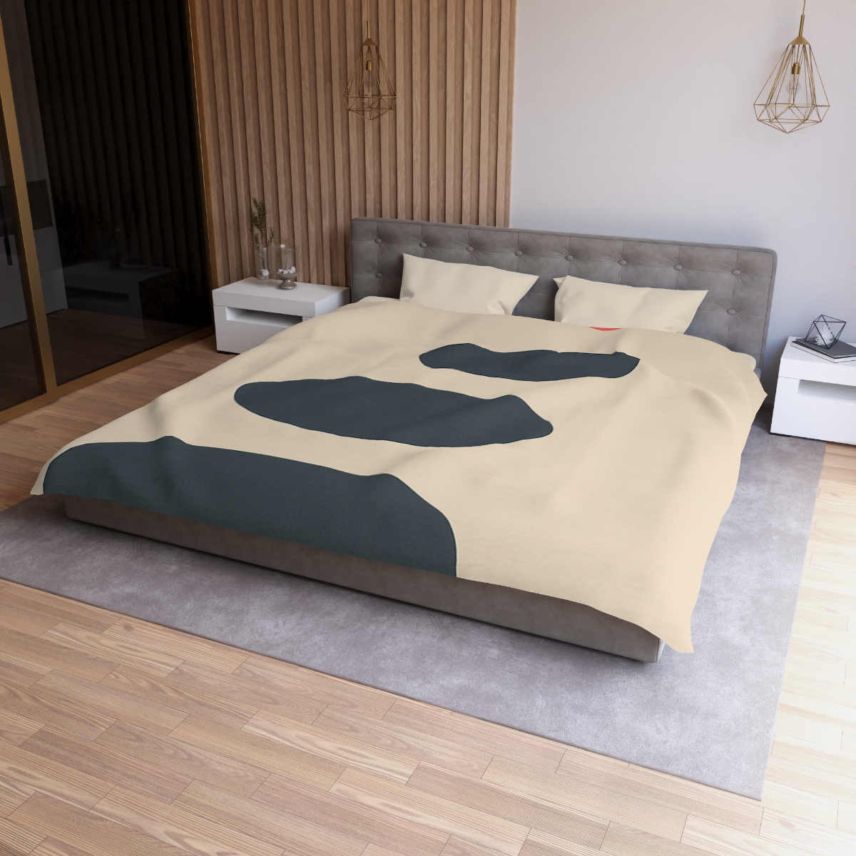 Staggered Ovals With Pause soft comforter duvets