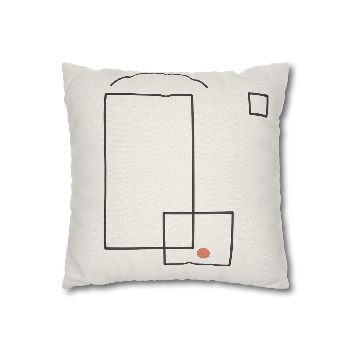 Offset Frame And Quiet Arc comfortable bedding pillow covers