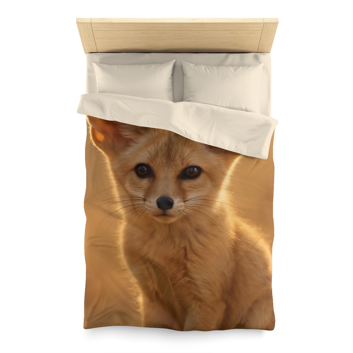 Ember Dusk Fennec Fox designer printed duvets