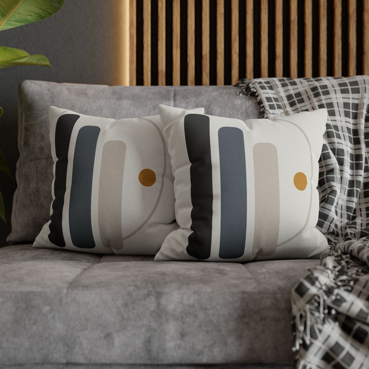 Offset Column And Quiet Arc soft cotton pillow cases