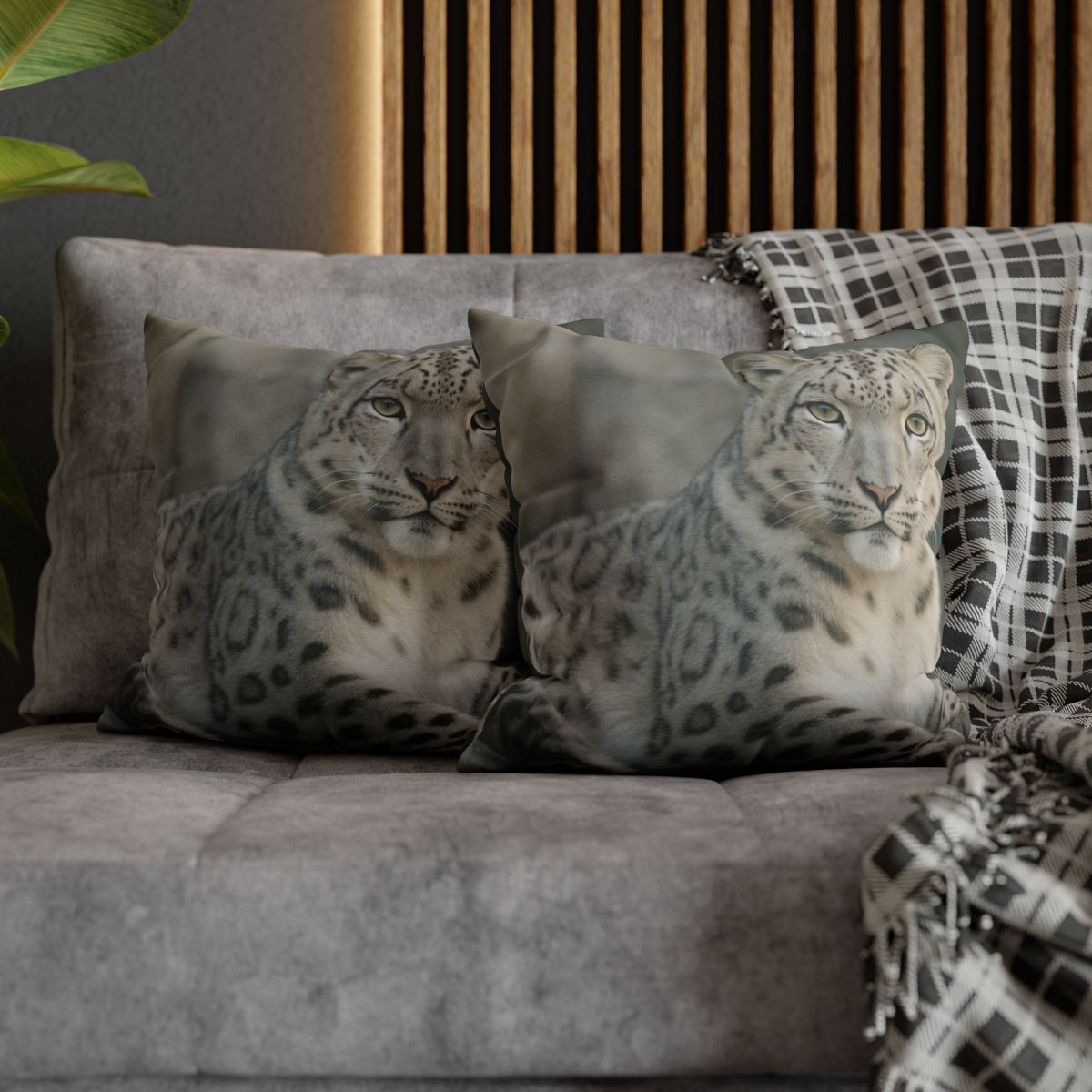 Hidden Realm Snow Leopard unique gift pillow cases