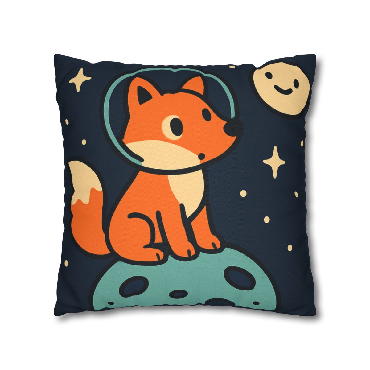 Starlight Explorer Fox unique gift pillow cases