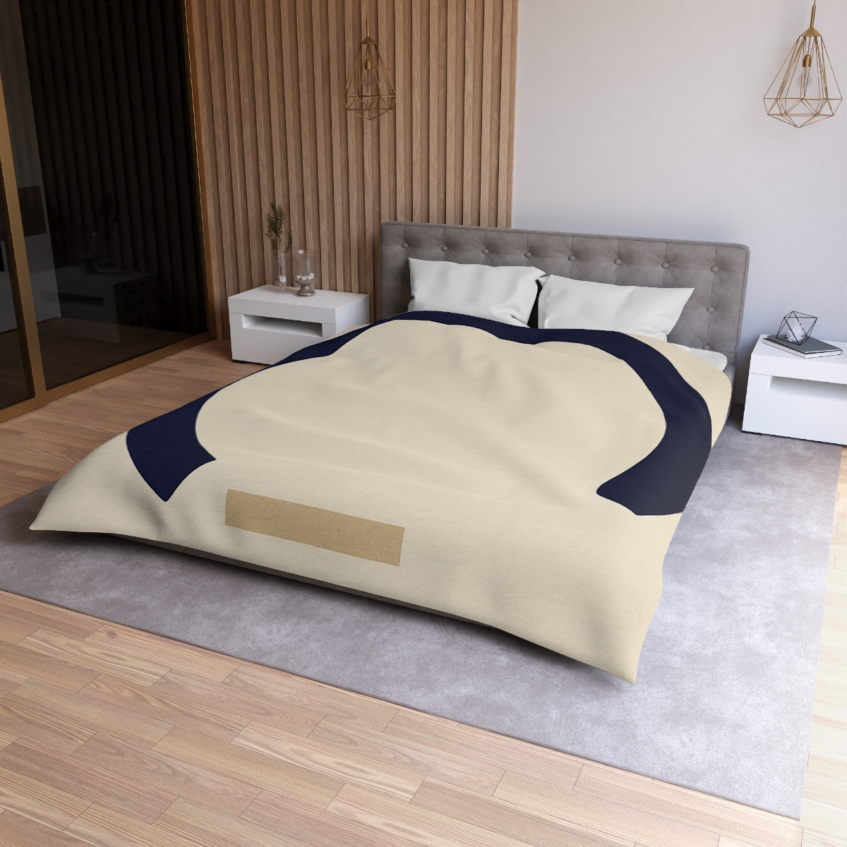 Arc And Bar Balance personalized bedding duvets