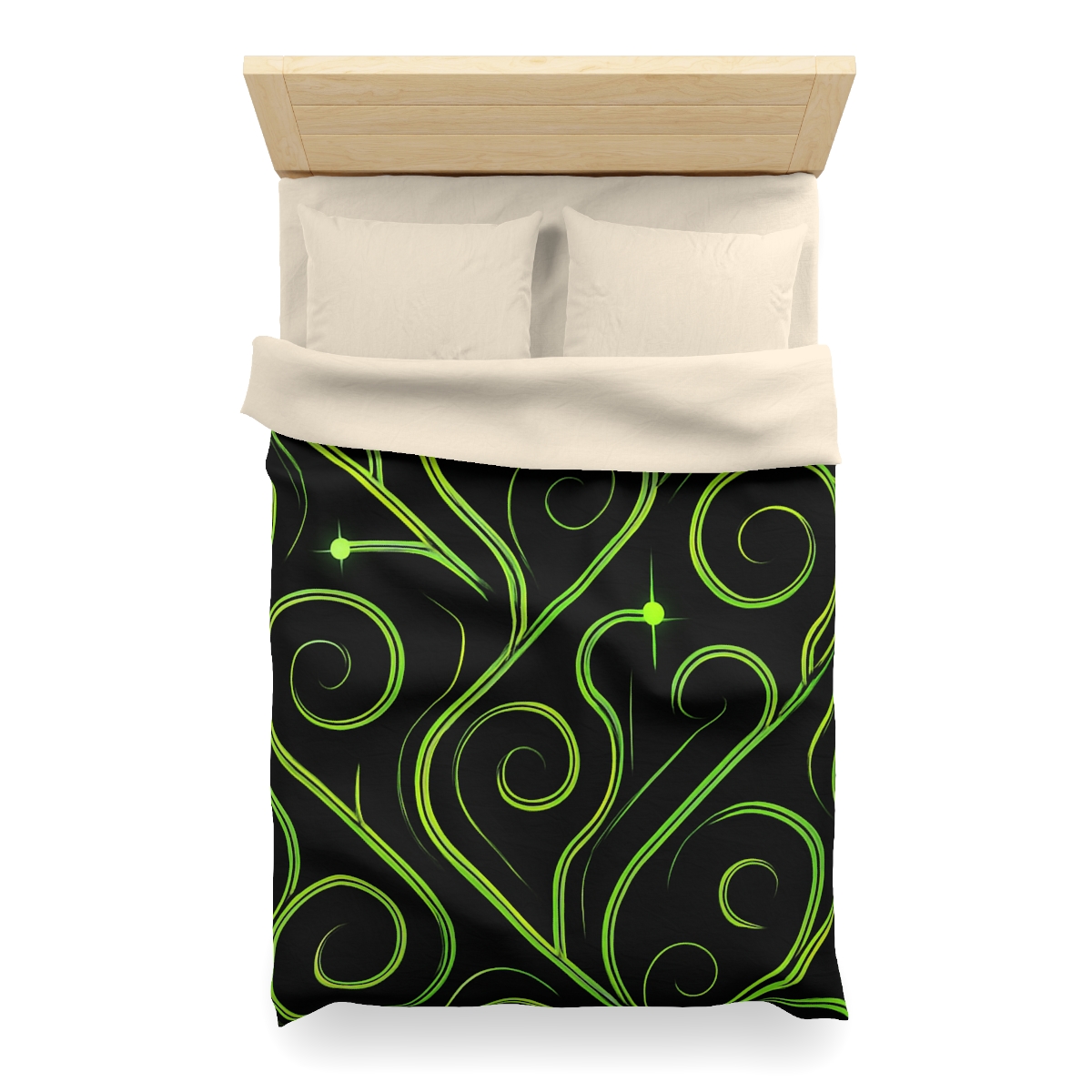 Vine Curl Circuitry soft comforter duvets