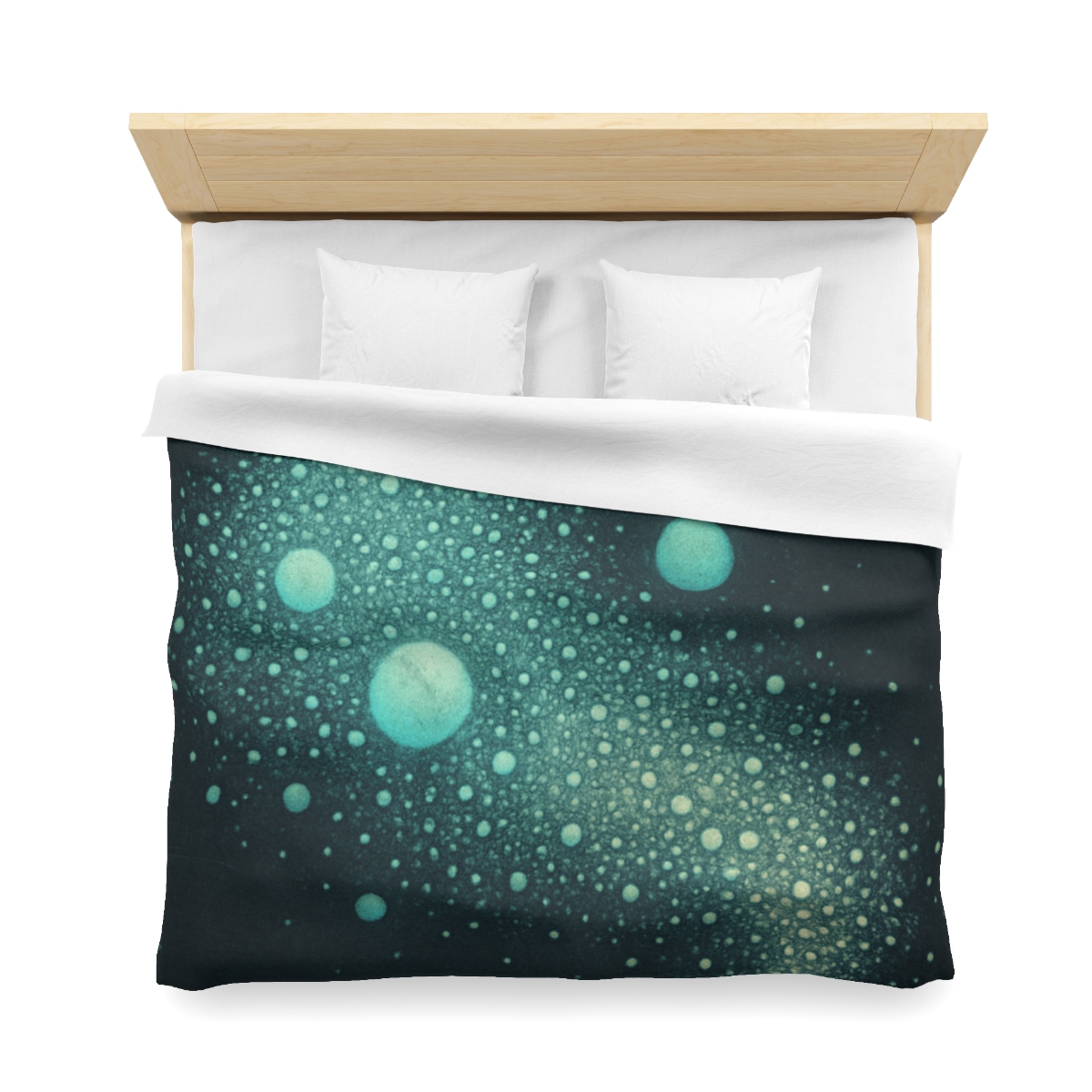 Seed Cluster Nebula Bloom designer printed duvets