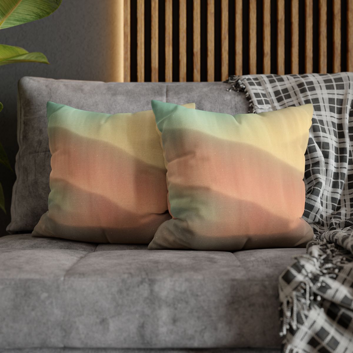 Auroral Dust Gradient comfortable bedding pillow covers