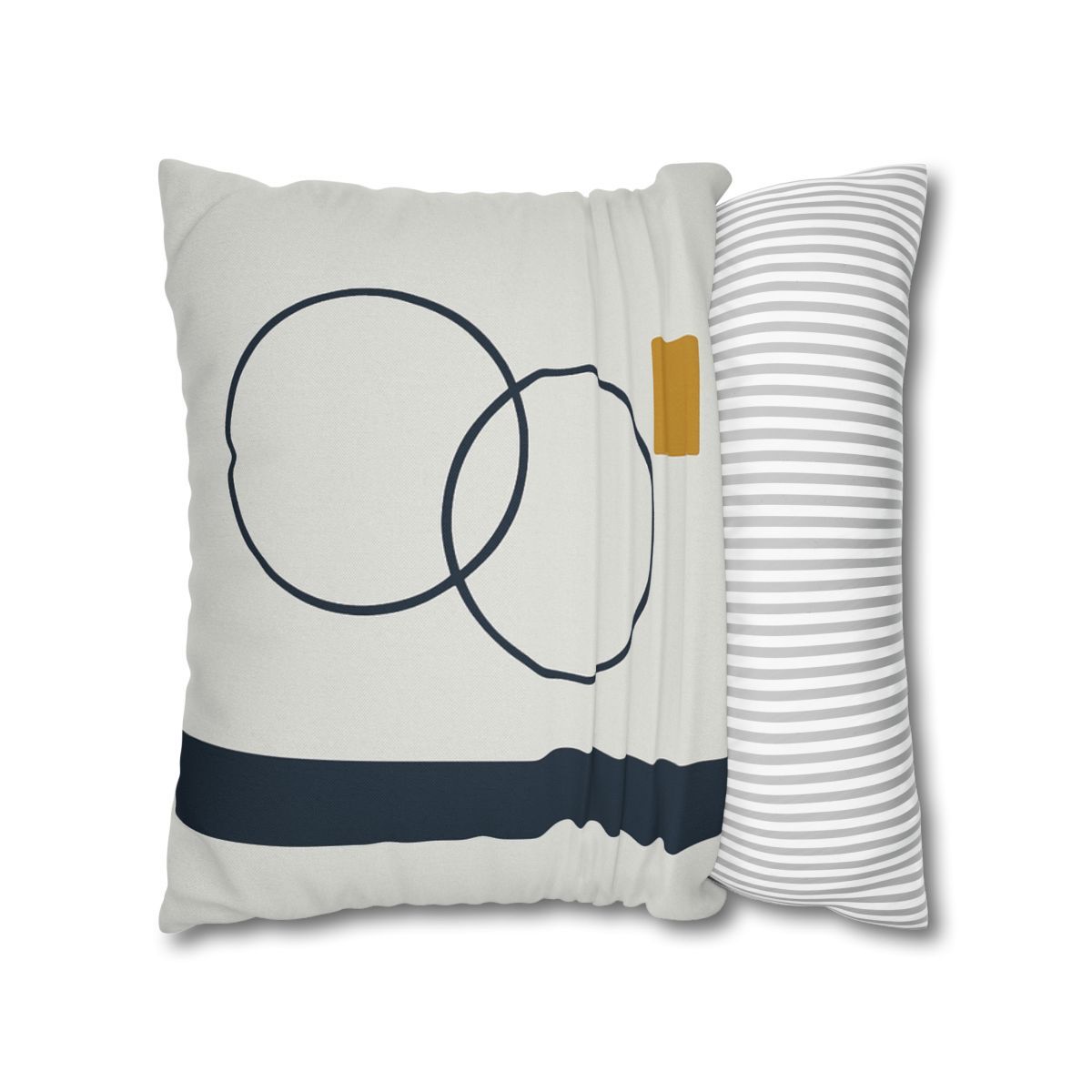 Staggered Rings With Anchored Column custom pillow cases