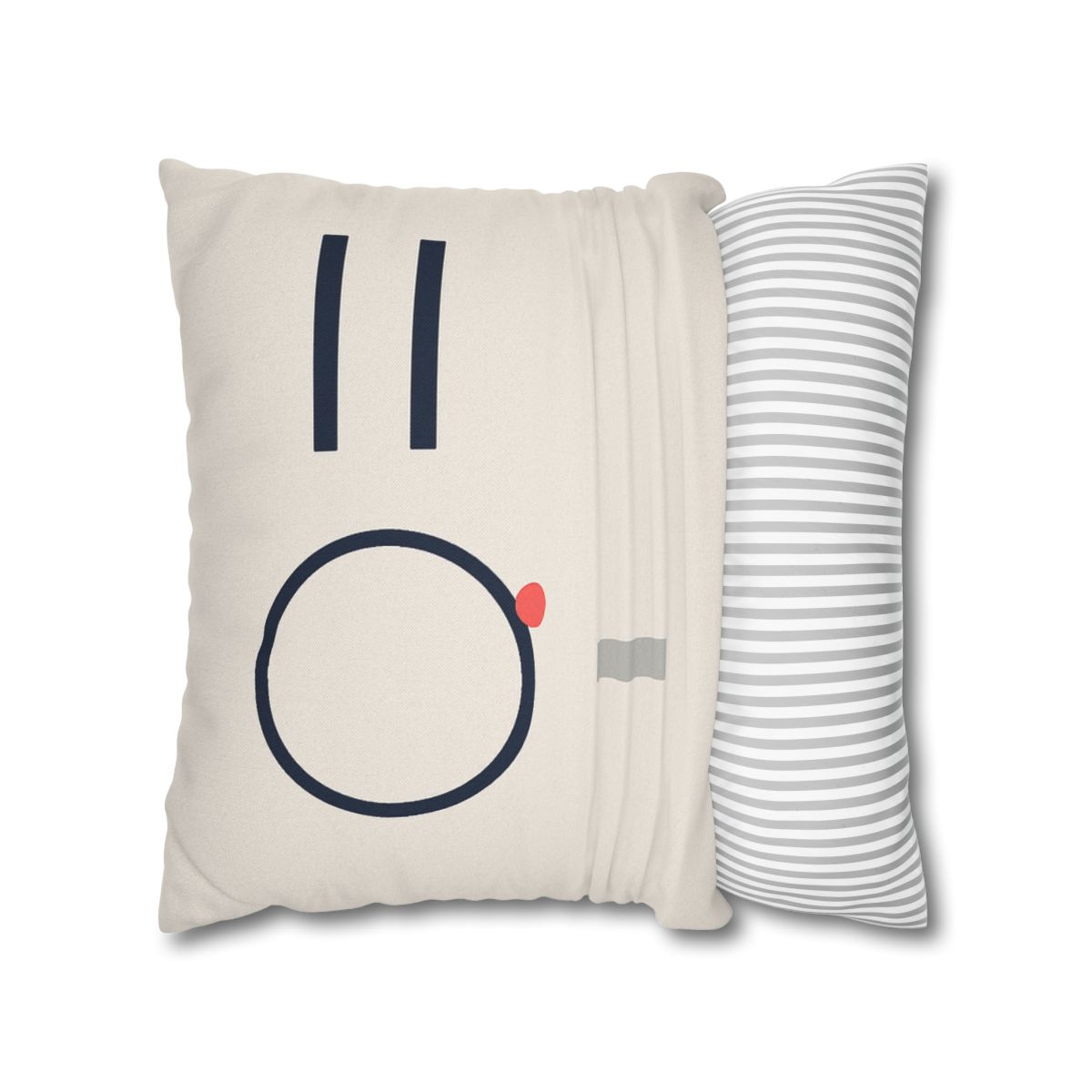 Quiet Orbit With Offset Bars designer print pillow cases