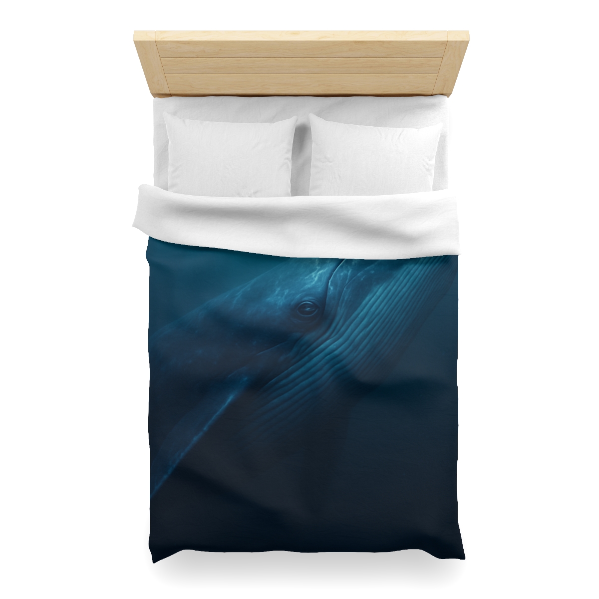 Ocean Giant Blue Whale warm winter duvets