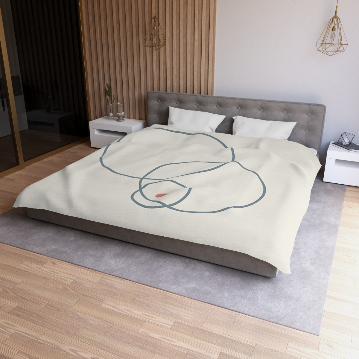 Quiet Orbit Of Three Rings personalized bedding duvets