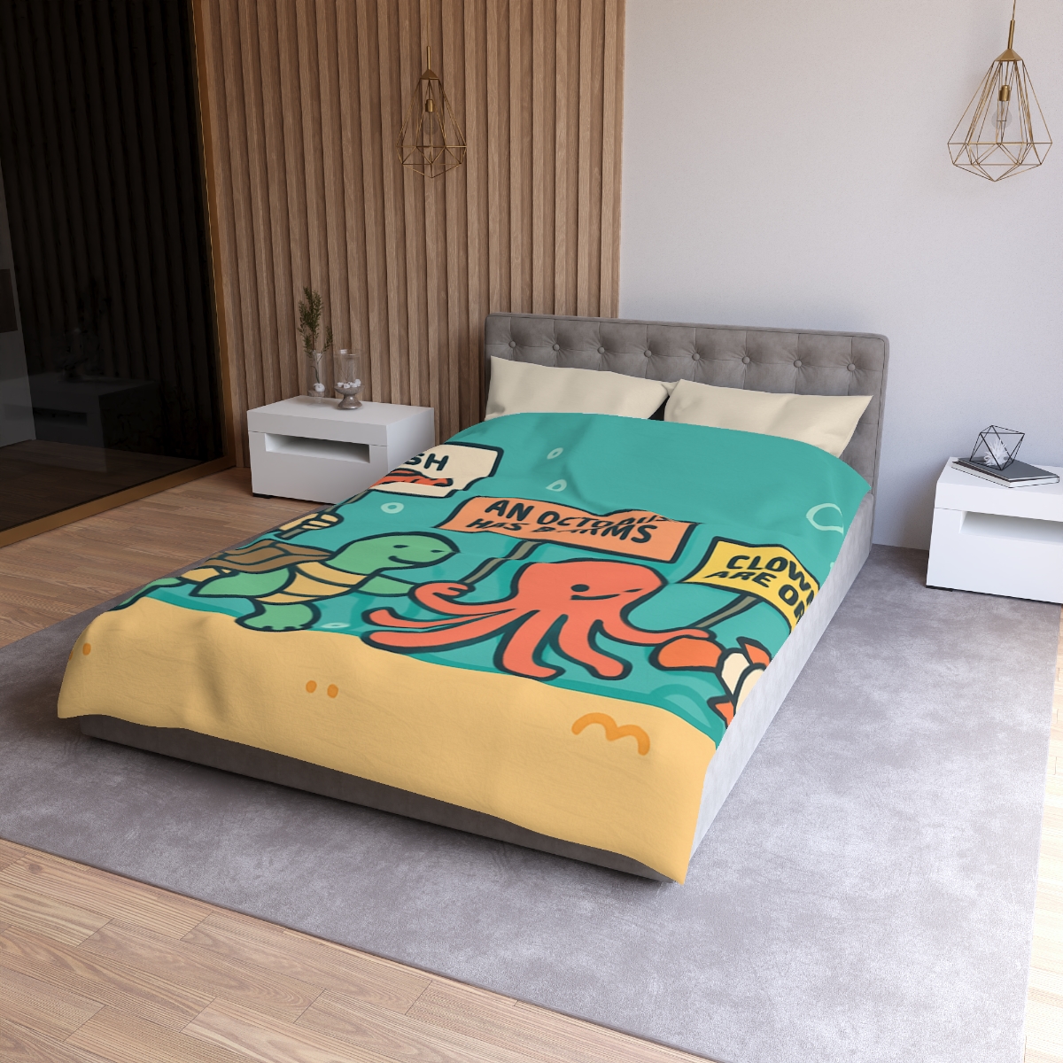 Coral Kingdom Science Parade warm winter duvets