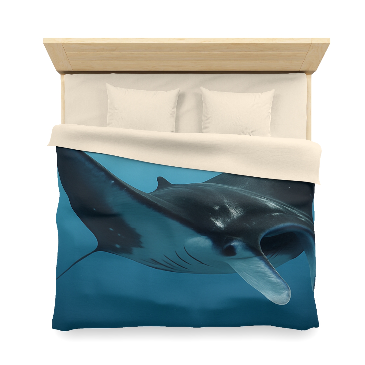 Manta Ray Silent Glide custom duvets