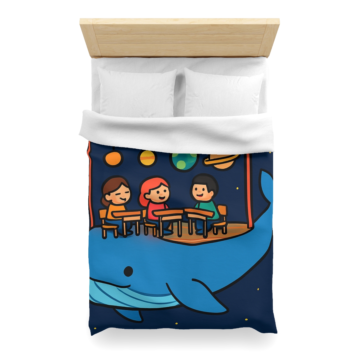Cosmic Whale Classroom stylish duvet covers