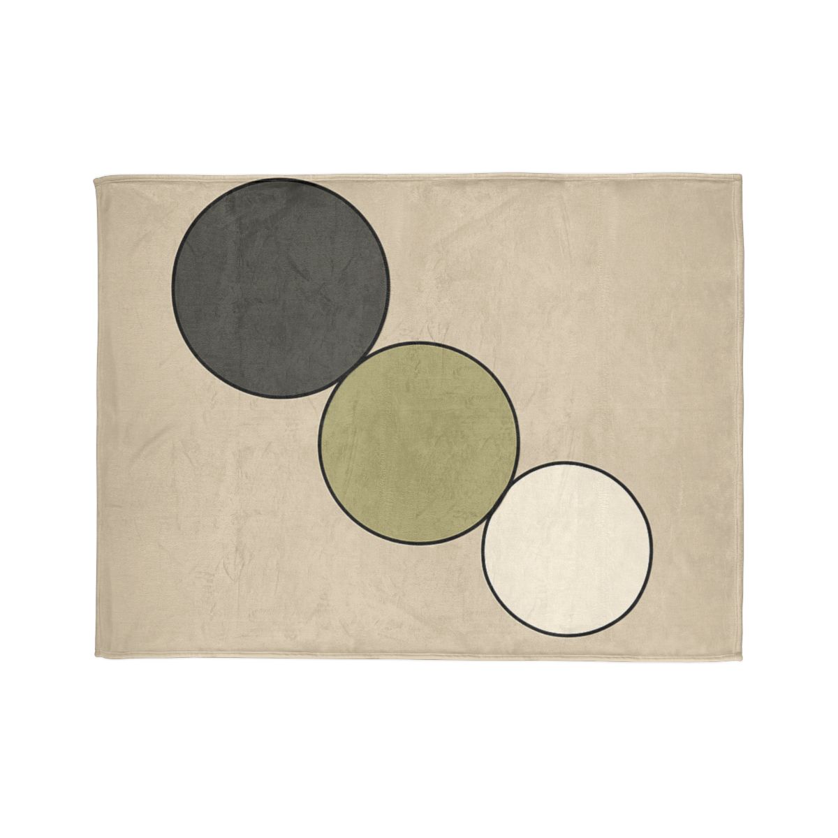 Staggered Trio Of Circles Harmony unique gift blankets
