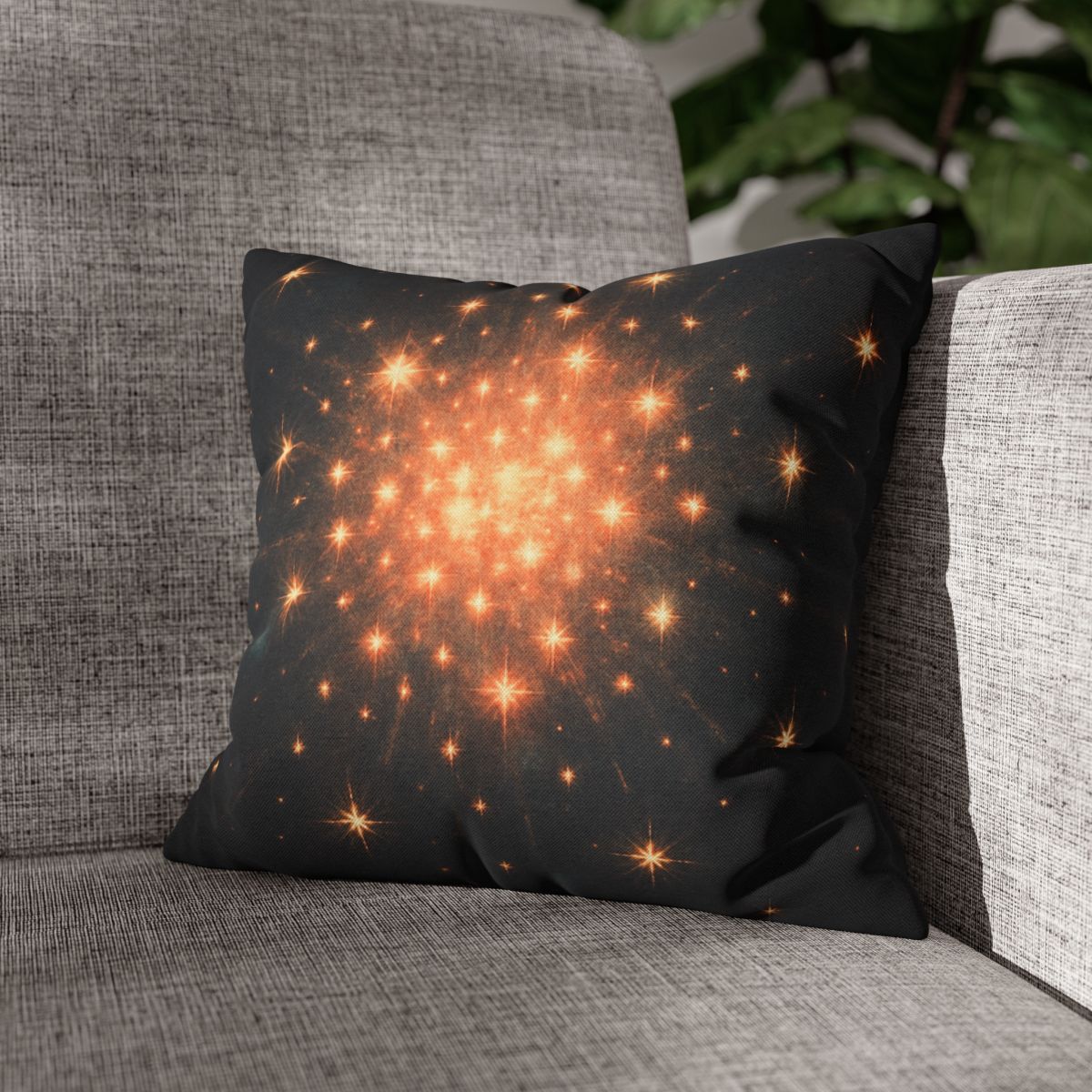 Starburst Mosaic Field personalized pillow covers