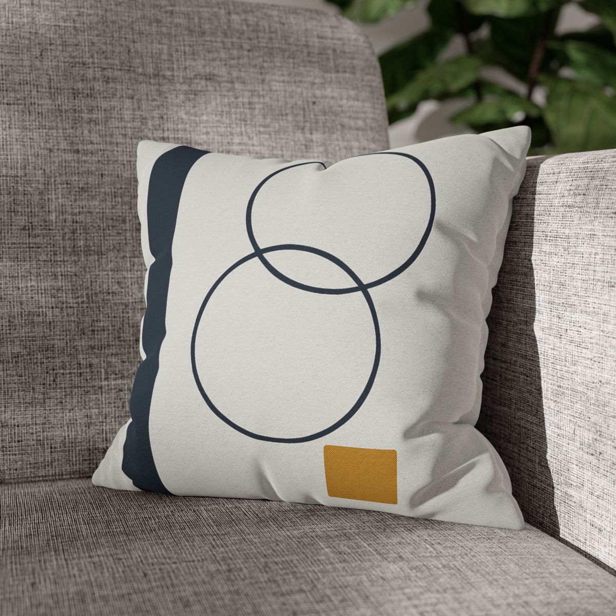 Staggered Rings With Anchored Column custom pillow cases