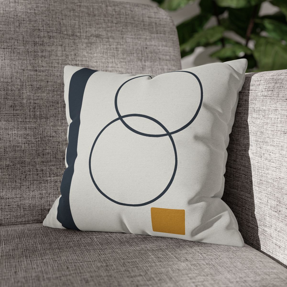 Staggered Rings With Anchored Column custom pillow cases