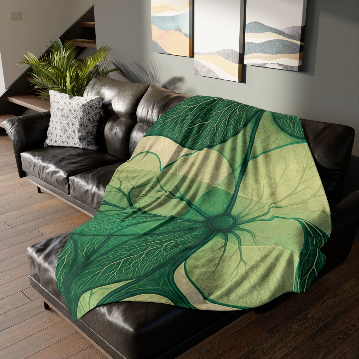 Leaf Vein Lacework custom blankets