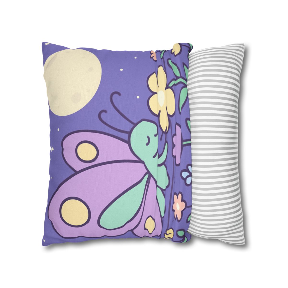 Moon Garden Butterfly designer print pillow cases