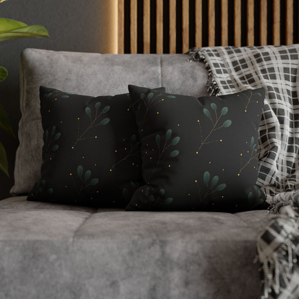 Seed Pod Constellation Cluster soft cotton pillow cases