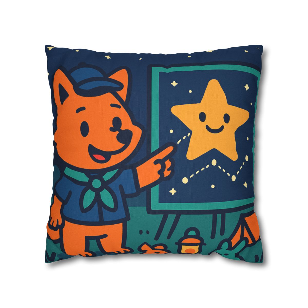 Stargazing Fox Scouts unique gift pillow cases