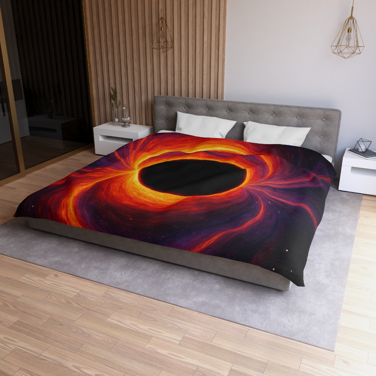 Gravitational Halo Bloom stylish duvet covers