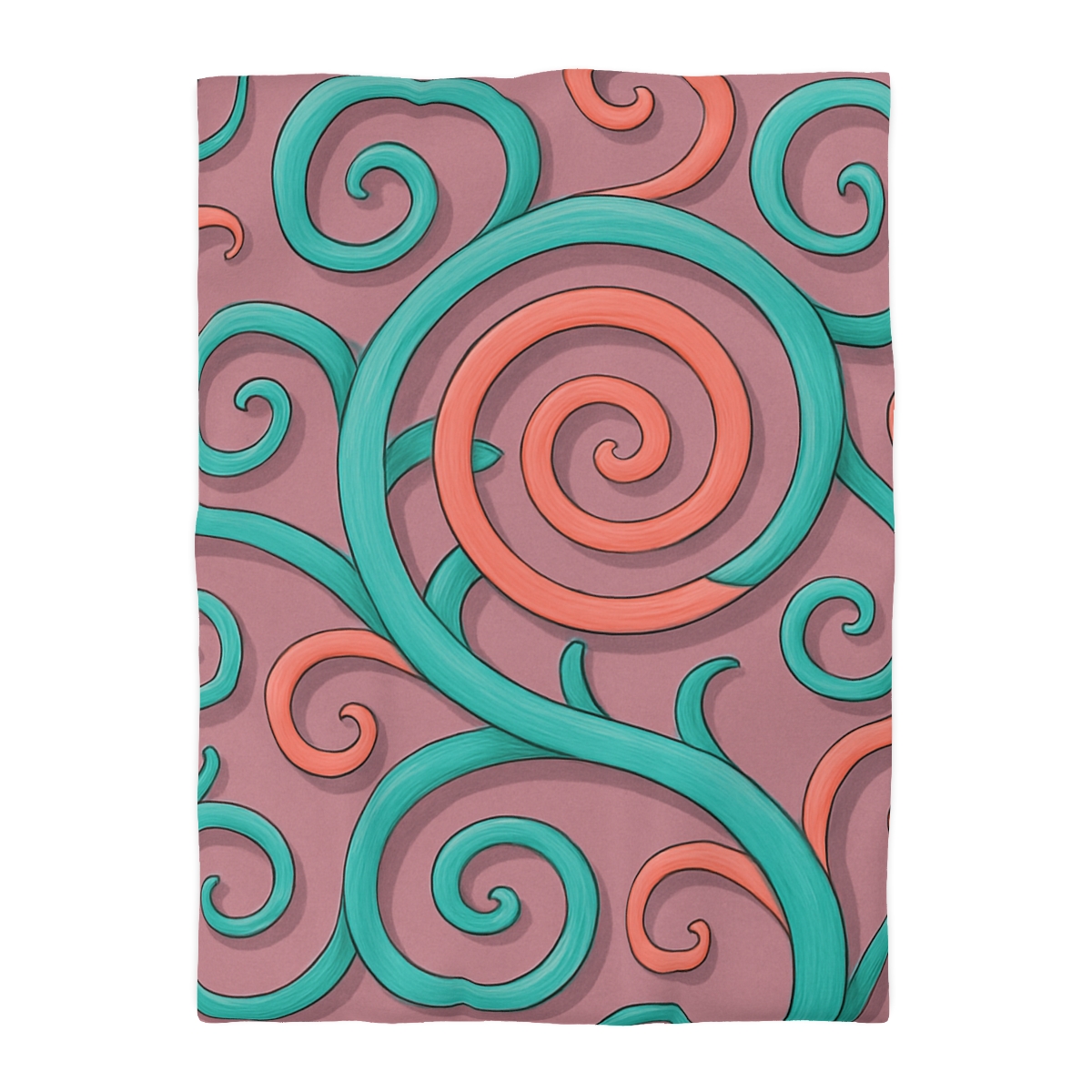 Tendril Spiral Mosaic trendy bedroom duvets