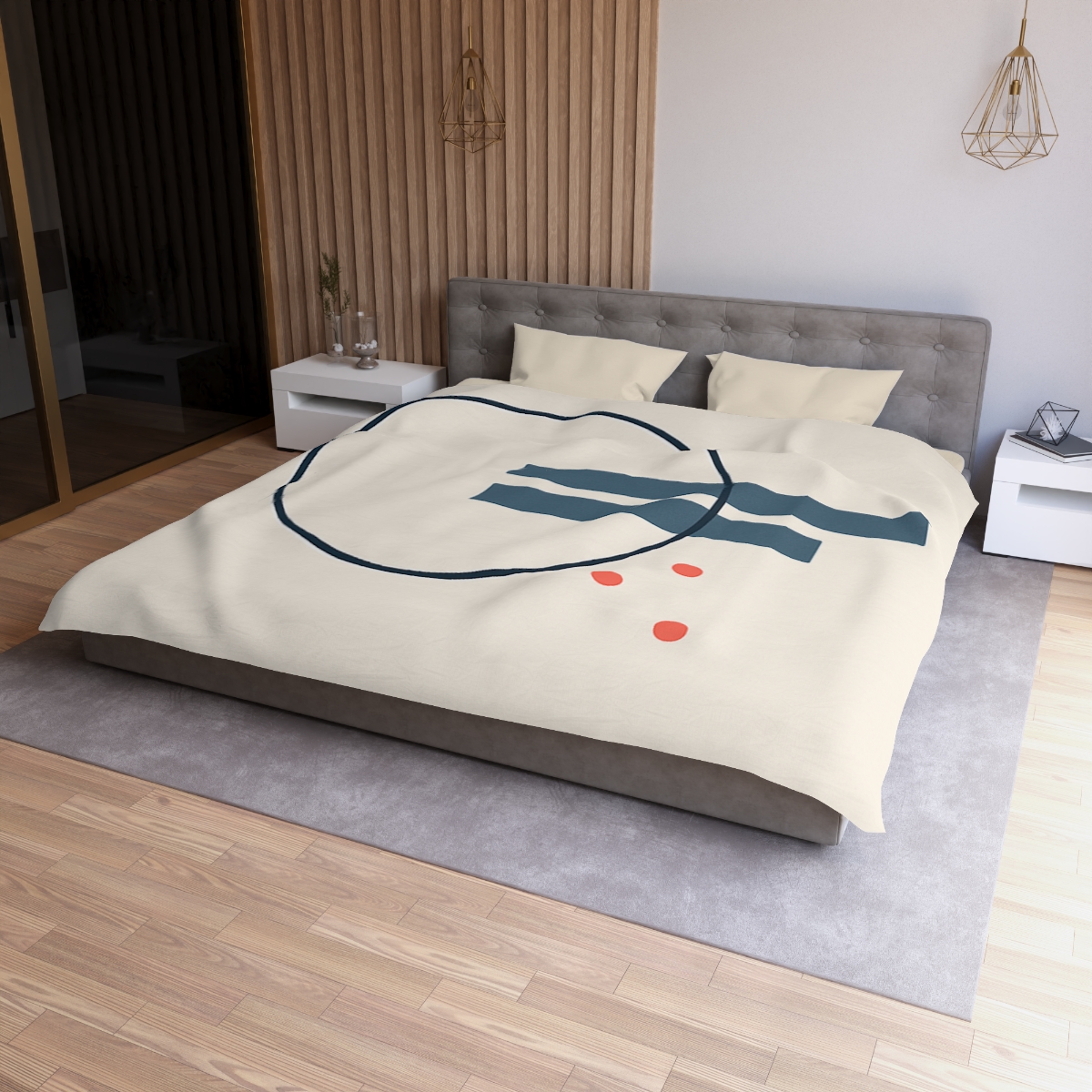 Offset Ring With Split Bars stylish duvet covers