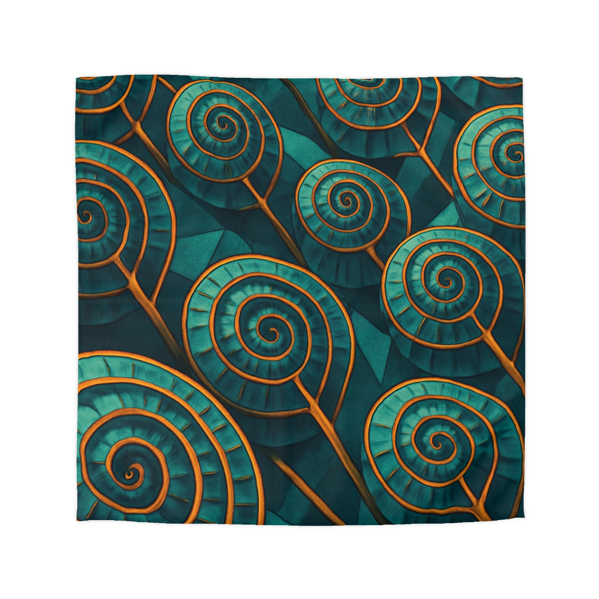 Spiral Seed Pod Matrix personalized bedding duvets