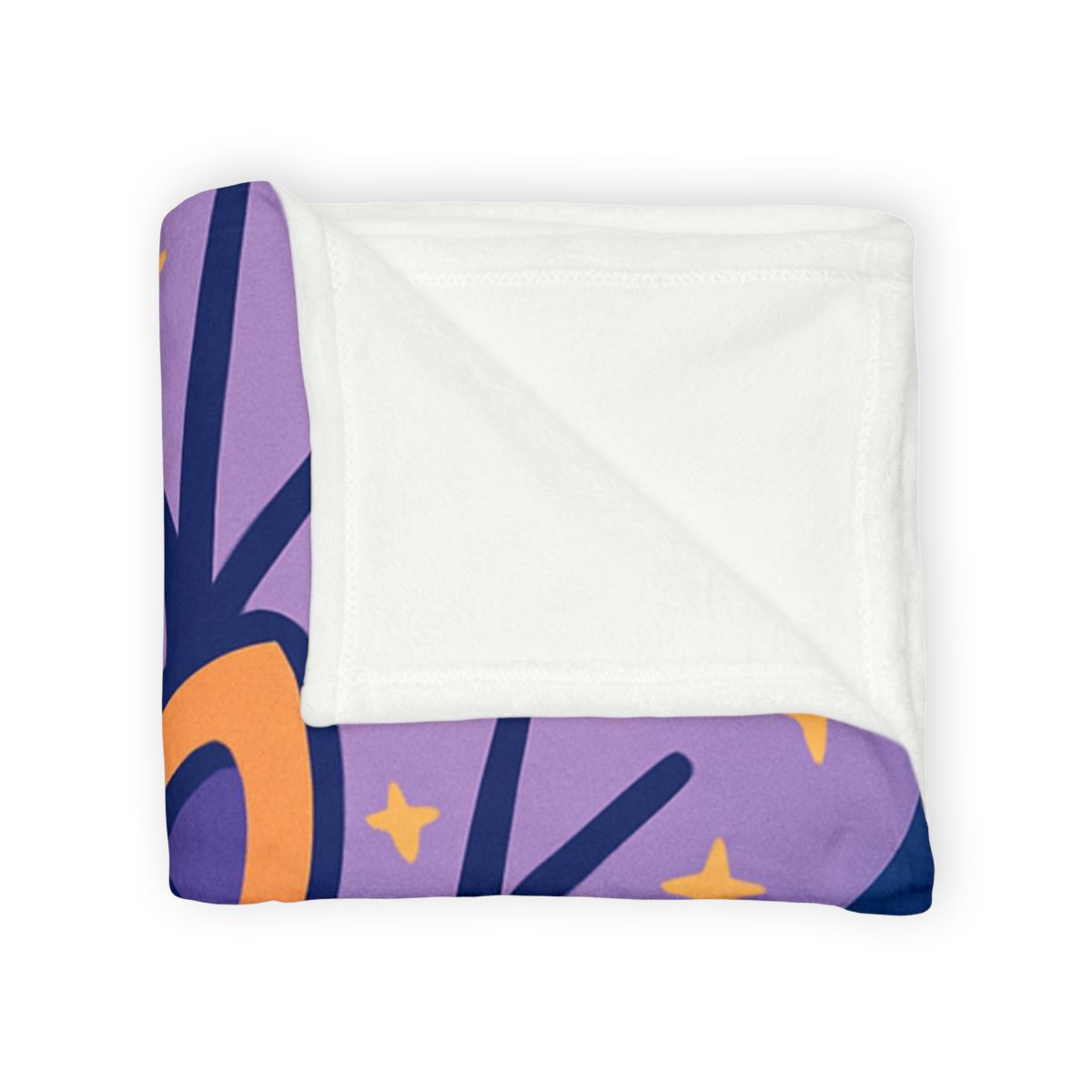 Galactic Forest Fox soft fleece blankets