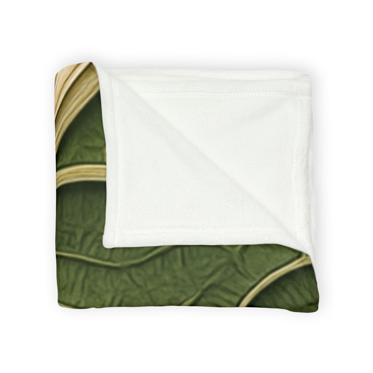 Leaf Vein Topography custom blankets