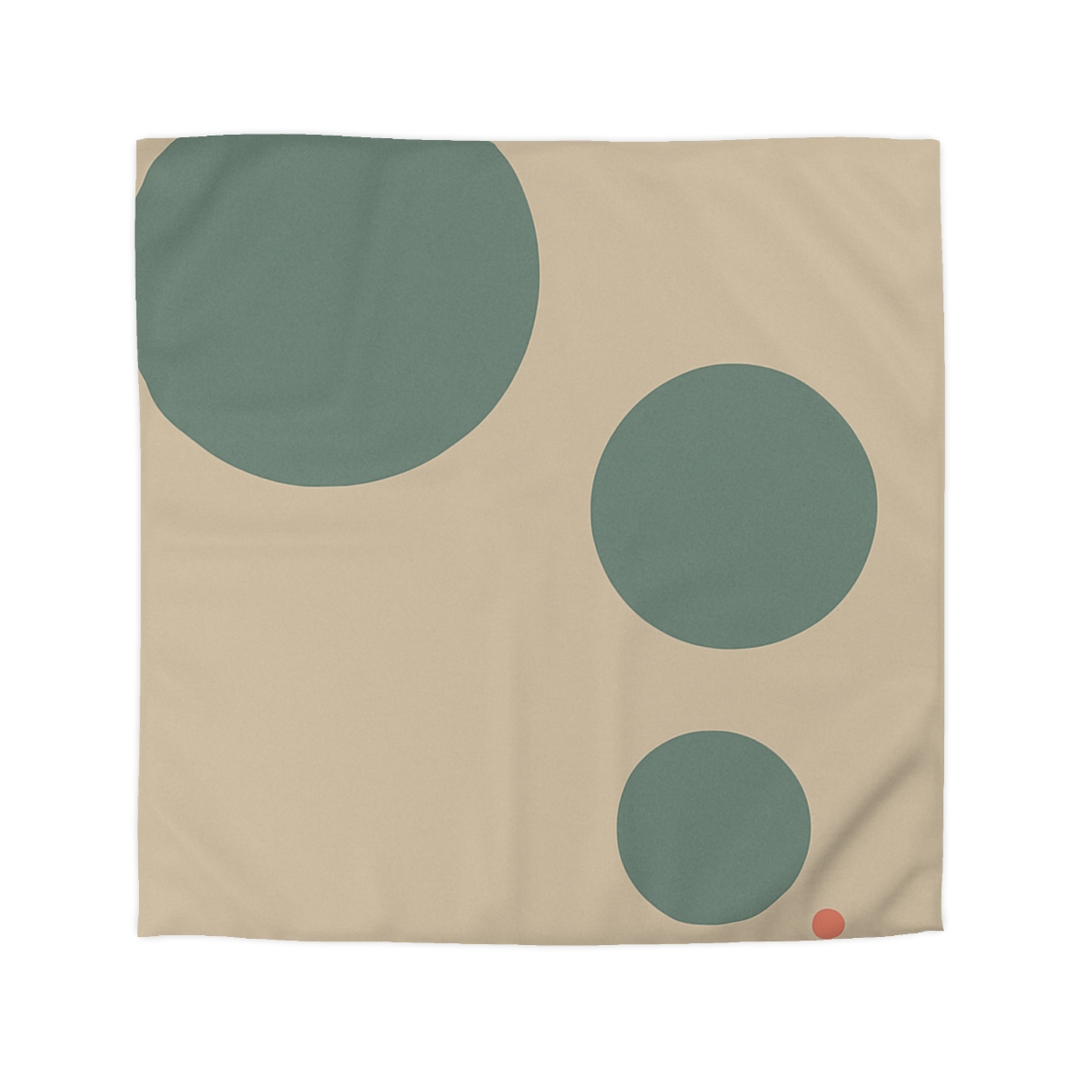 Quiet Triplet Of Offset Circles soft comforter duvets