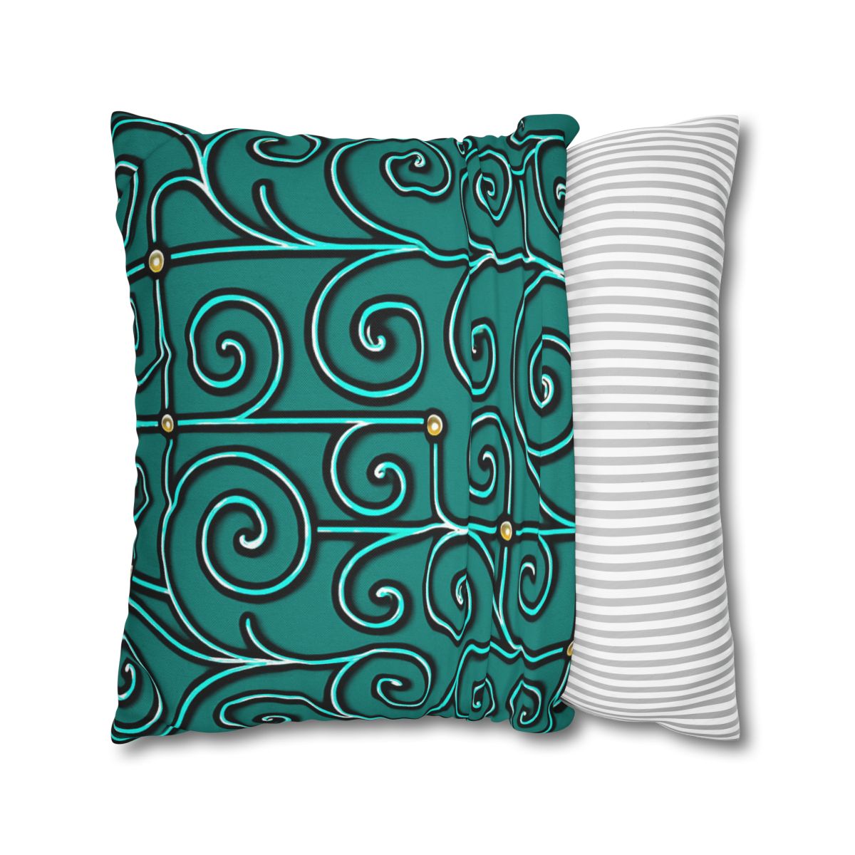 Tendril Circuit Lattice personalized pillow covers