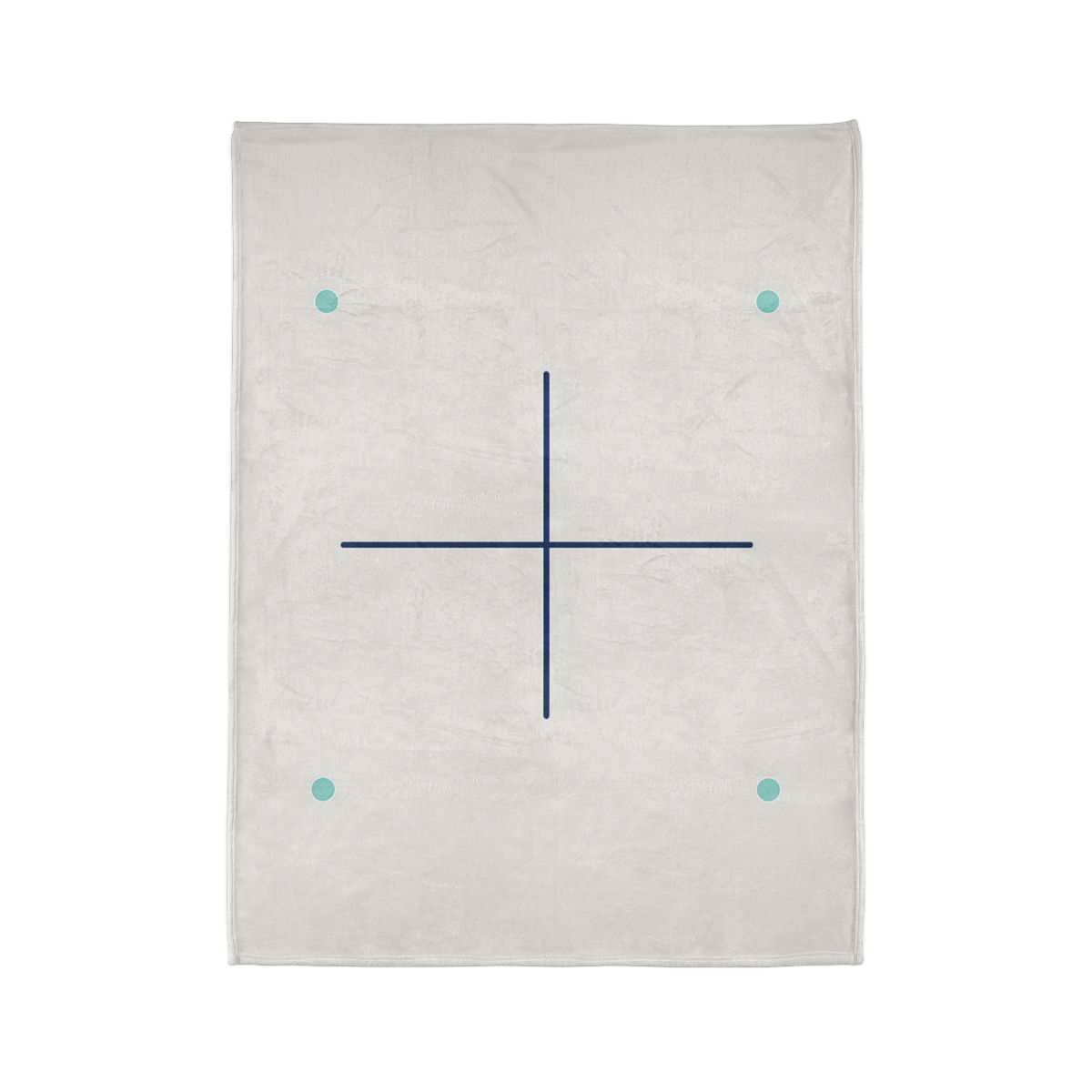 Sparse Meridian Cross And Dots decorative home blankets