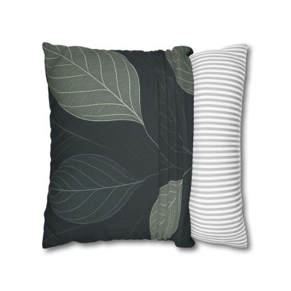 Leaf Vein Circuit Filigree soft cotton pillow cases